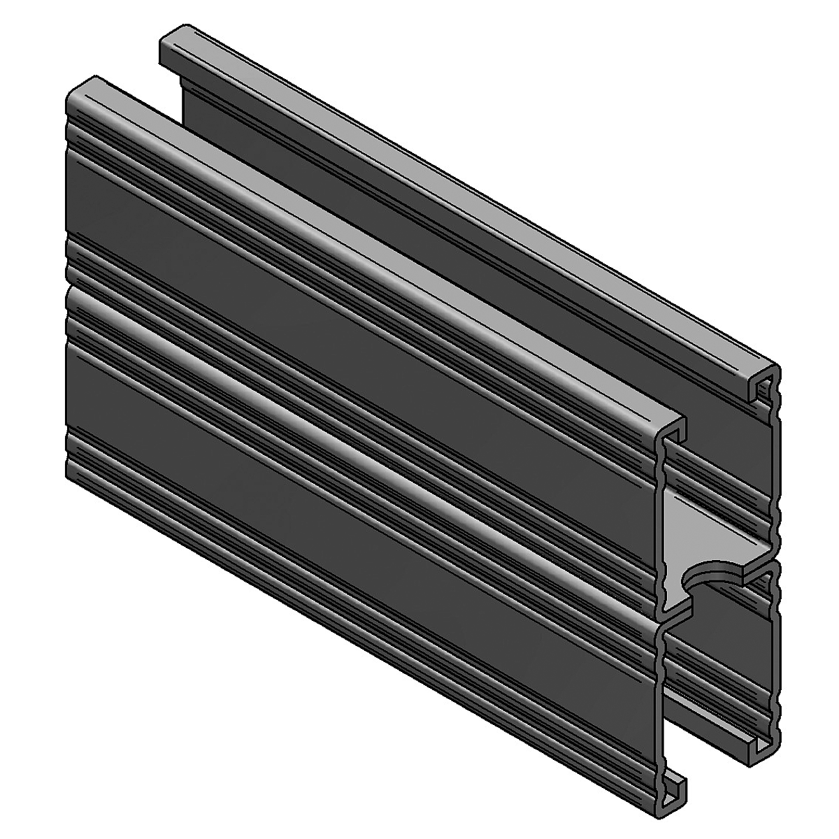 Doppelschiene 45 120 3 0mm Feuer Bandverzinkt 6m