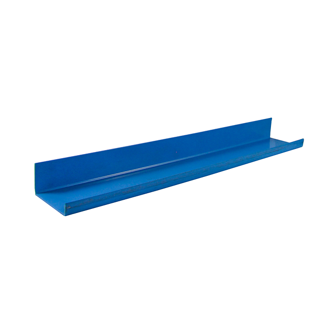 Abdeckprofil Kanalisolation Iso-Flangep. blau 119x020 L=2m