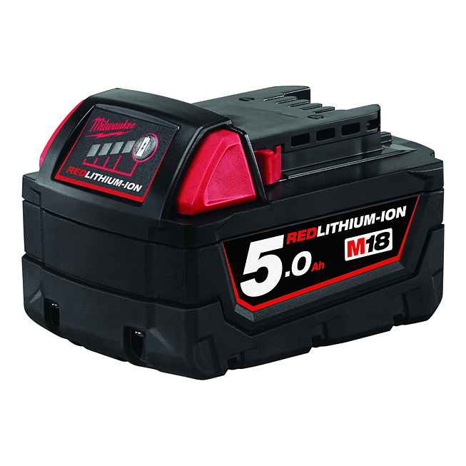 Milwaukee Batterie 5.0Ah Red Li-Ion pour M12-M28 Series | M18 B5