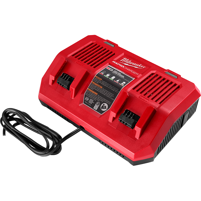 Milwaukee Chargeur rapide double M18 Red Li-Ion pour s&eacute;rie M18 | M18 DFC