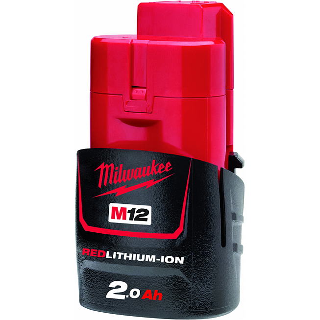 Milwaukee Akku 2.0Ah Red Li-Ion f&uuml;r M12-M28 Serie | M12 B2