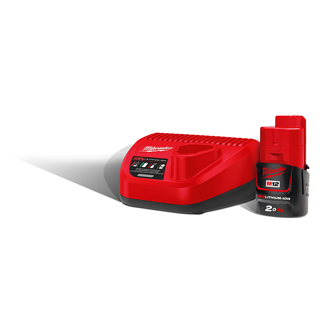 Milwaukee Kit de d&eacute;marrage 12V M12 Red Li-Ion | M12 NRG-201