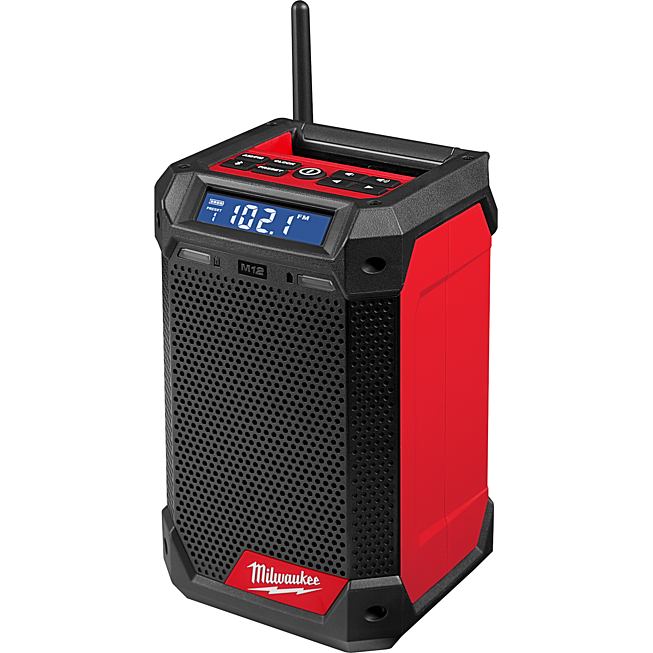 Milwaukee Batterie r&eacute;seau/radio M12 Red Li-Ion avec fonction de charge | M12 RCDAB+-0