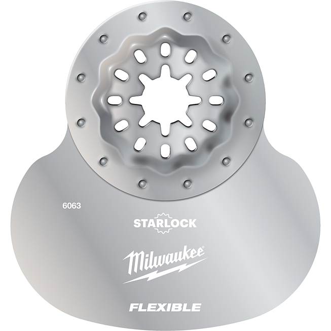 Milwaukee Multitool Schneidmesser Starlock Pilzform zum Schneiden von Silikon und weichem Kitt