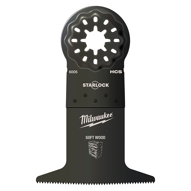 Lame de scie plongeante Starlock Milwaukee pour le bois 65x42mm