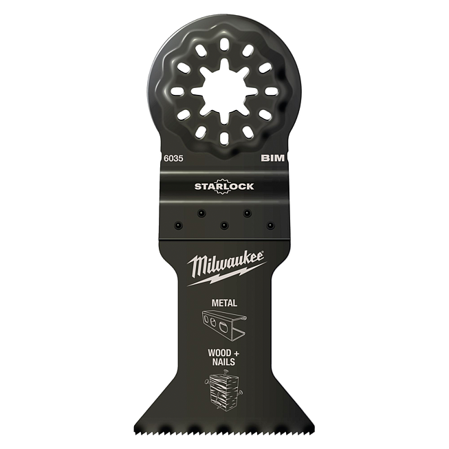 Milwaukee Starlock Bi-Met. Lame de scie plongeante Multimat. 43x47mm