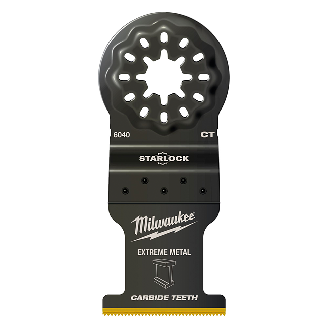 Lame de scie plongeante Milwaukee Starlock Titan-HM Mulitmat. 35x32mm