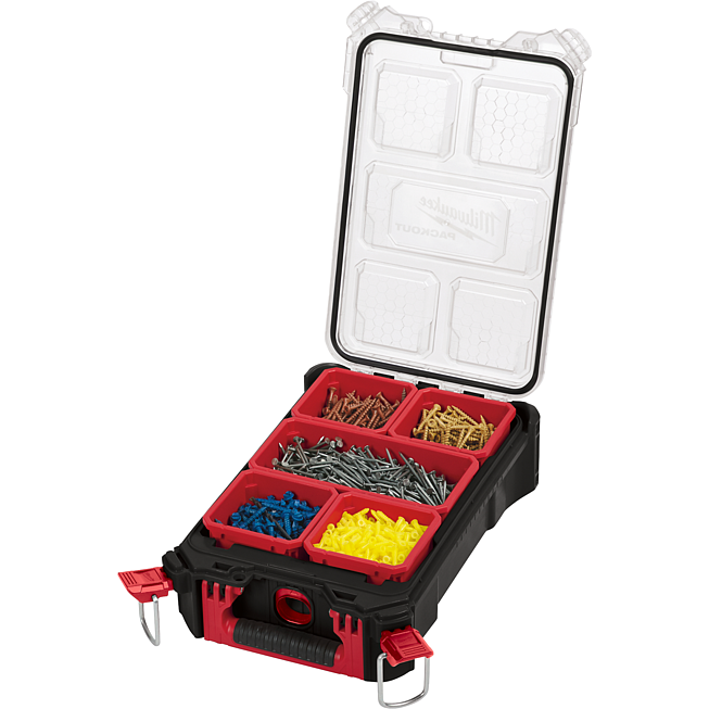 Milwaukee Organiser incl. bo&icirc;tes de tri | Syst&egrave;me de rangement Packout