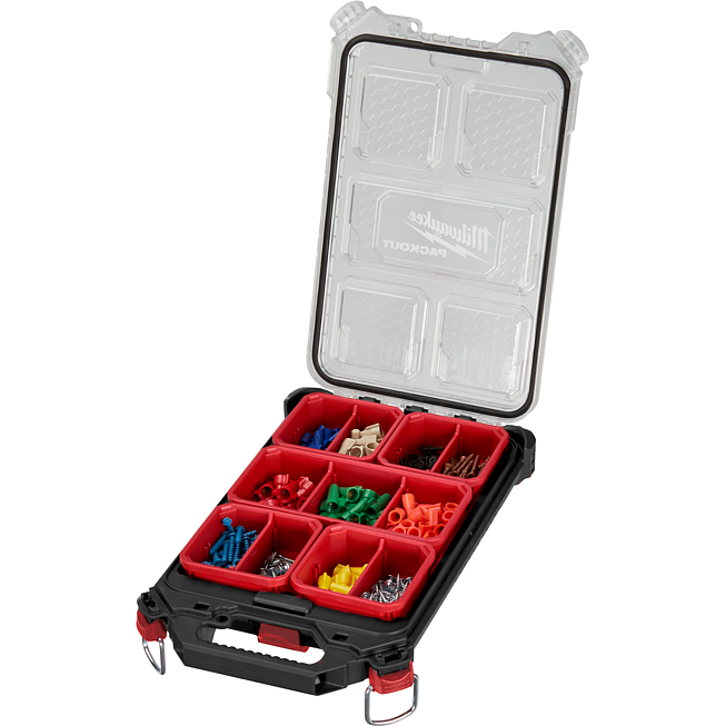 Milwaukee Organiser incl. bo&icirc;tes de tri | Syst&egrave;me de rangement Packout