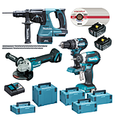 Makita Top Deal Set mit 4 Maschinen