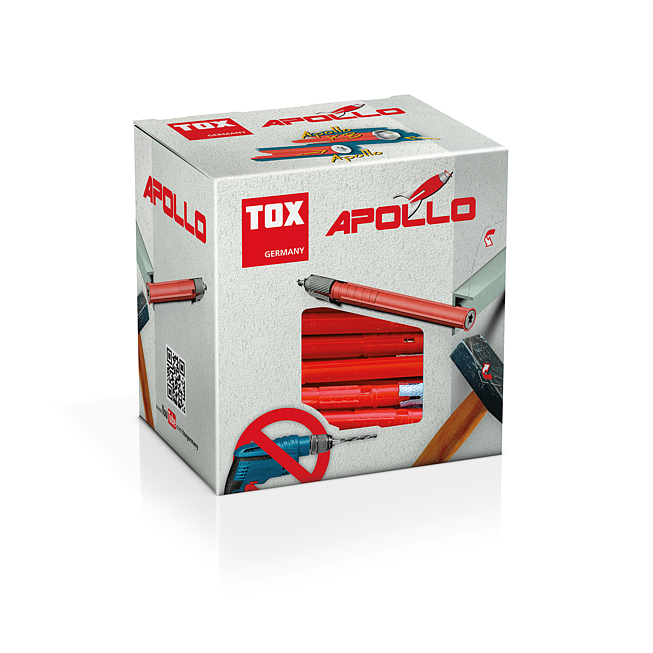 Tox Allzweck-Rahmend&uuml;bel Apollo mit Senkkopfschraube Torx Vormontiert