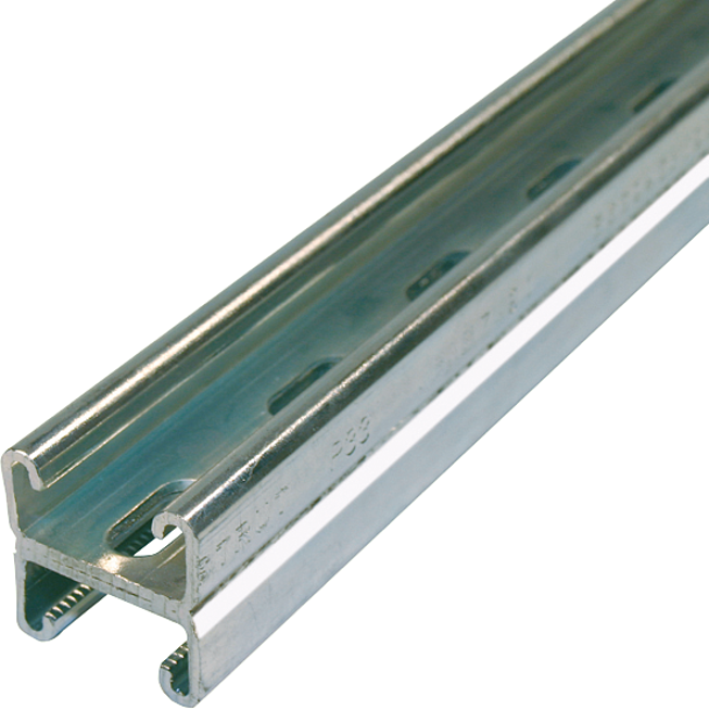 Doppel-Montageschiene 41x42x2.5mm L=6m SZ